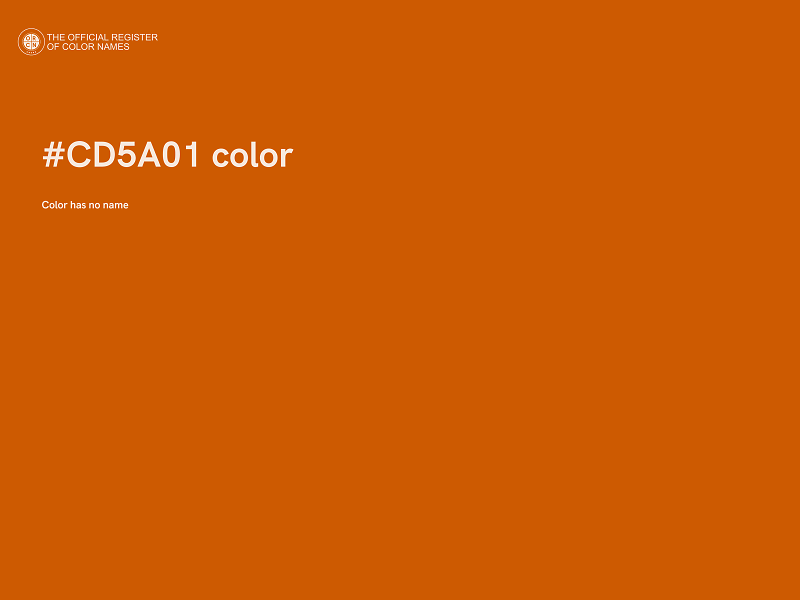 #CD5A01 color image