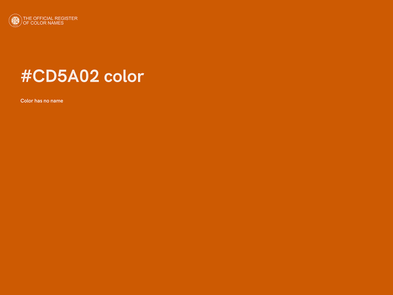 #CD5A02 color image