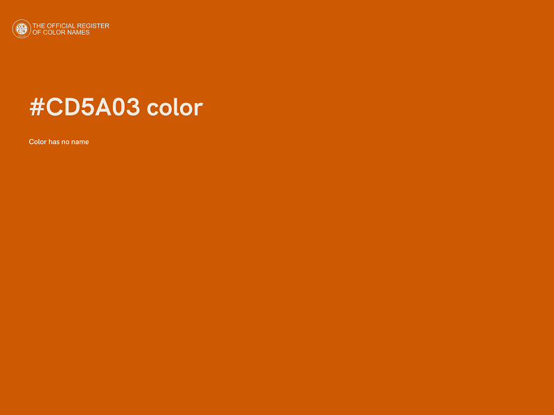 #CD5A03 color image