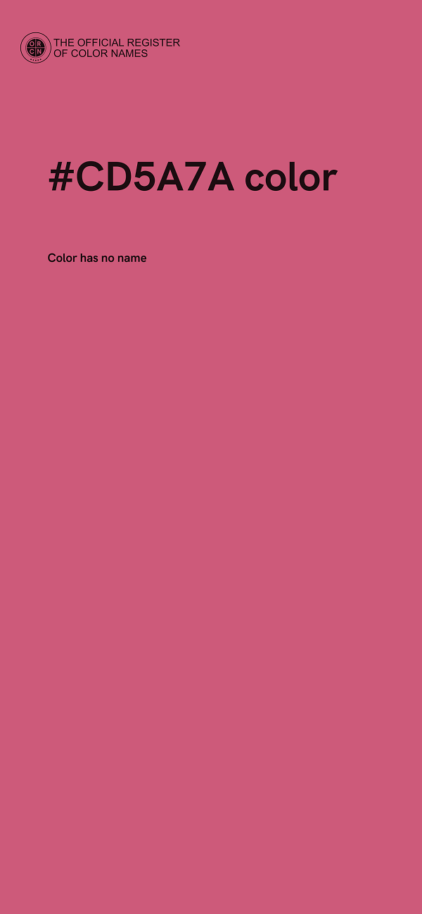 #CD5A7A color image