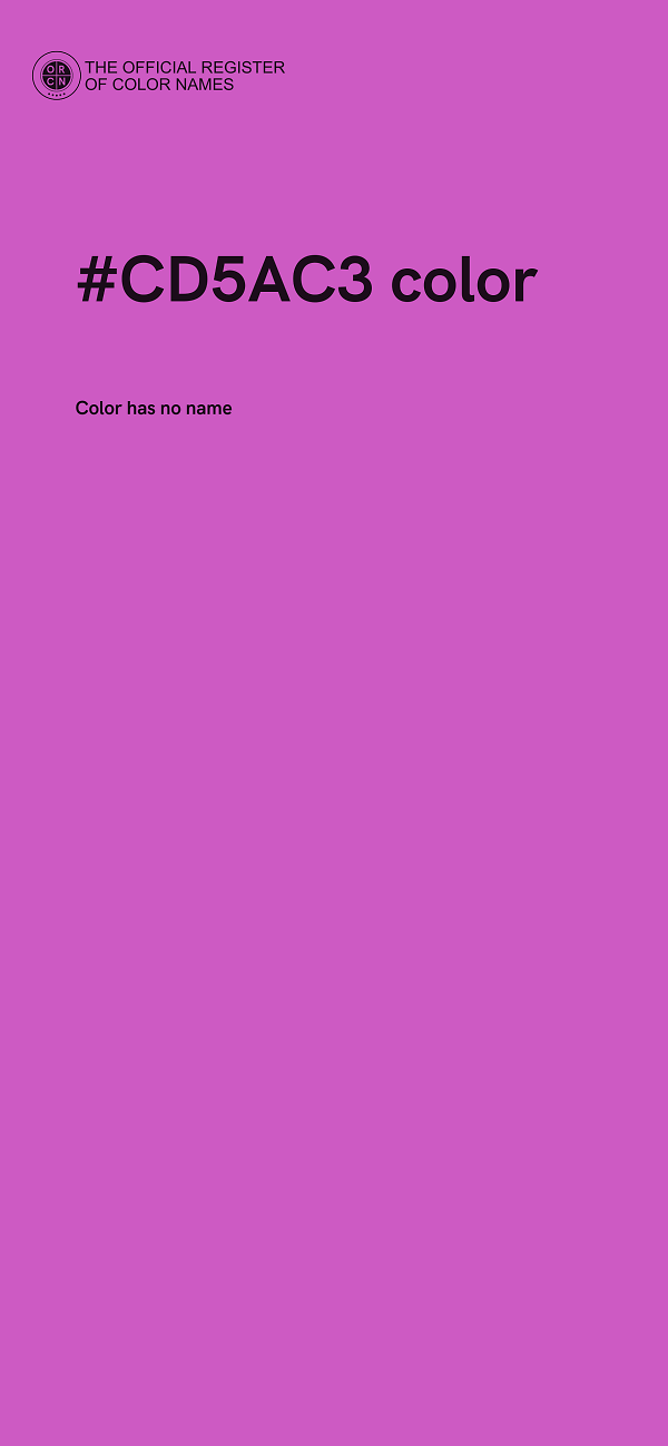 #CD5AC3 color image