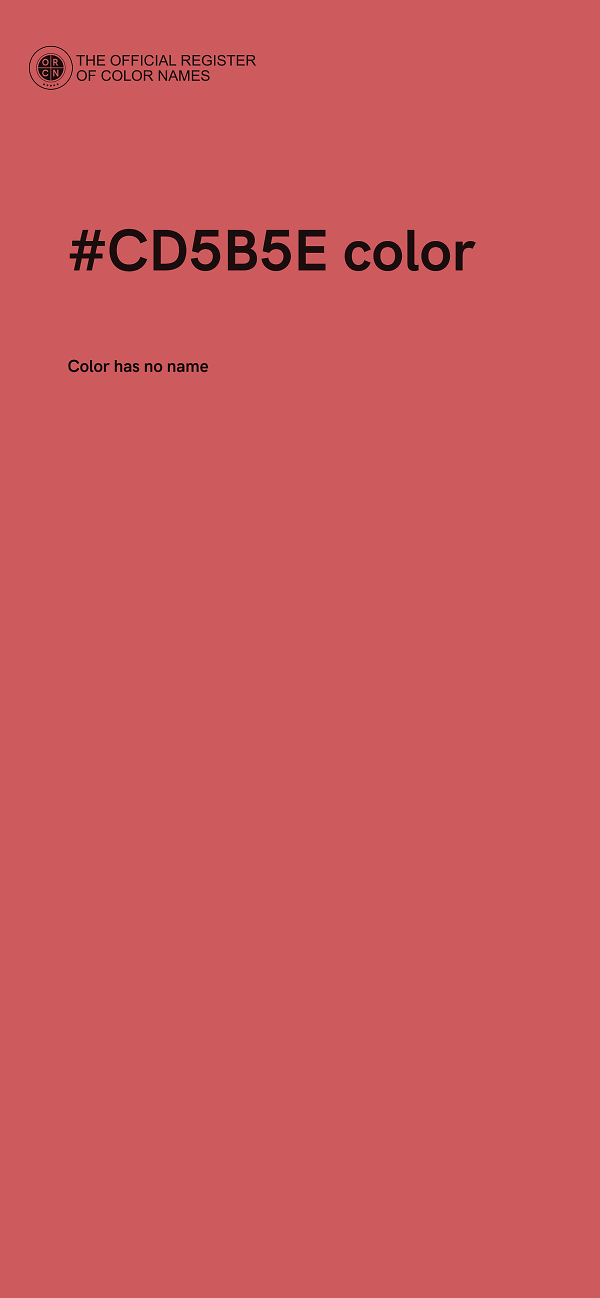 #CD5B5E color image