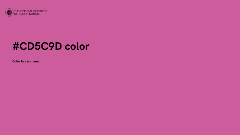 #CD5C9D color image