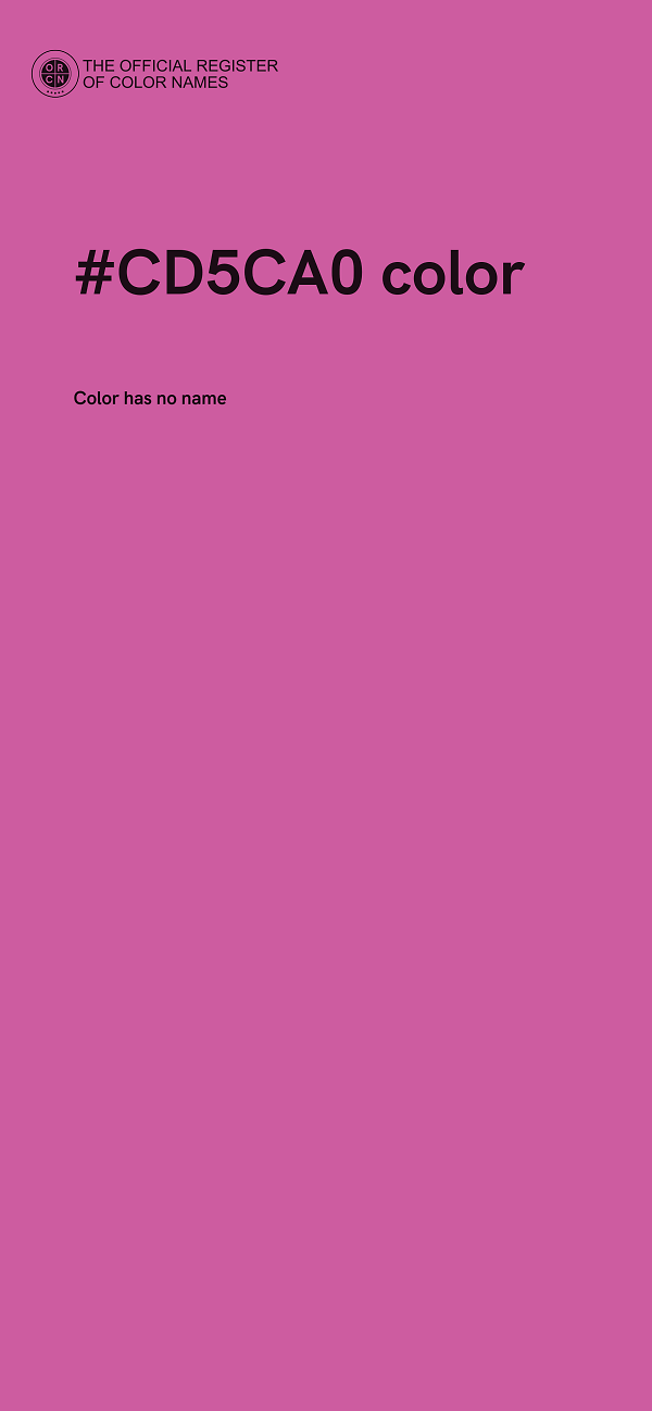 #CD5CA0 color image