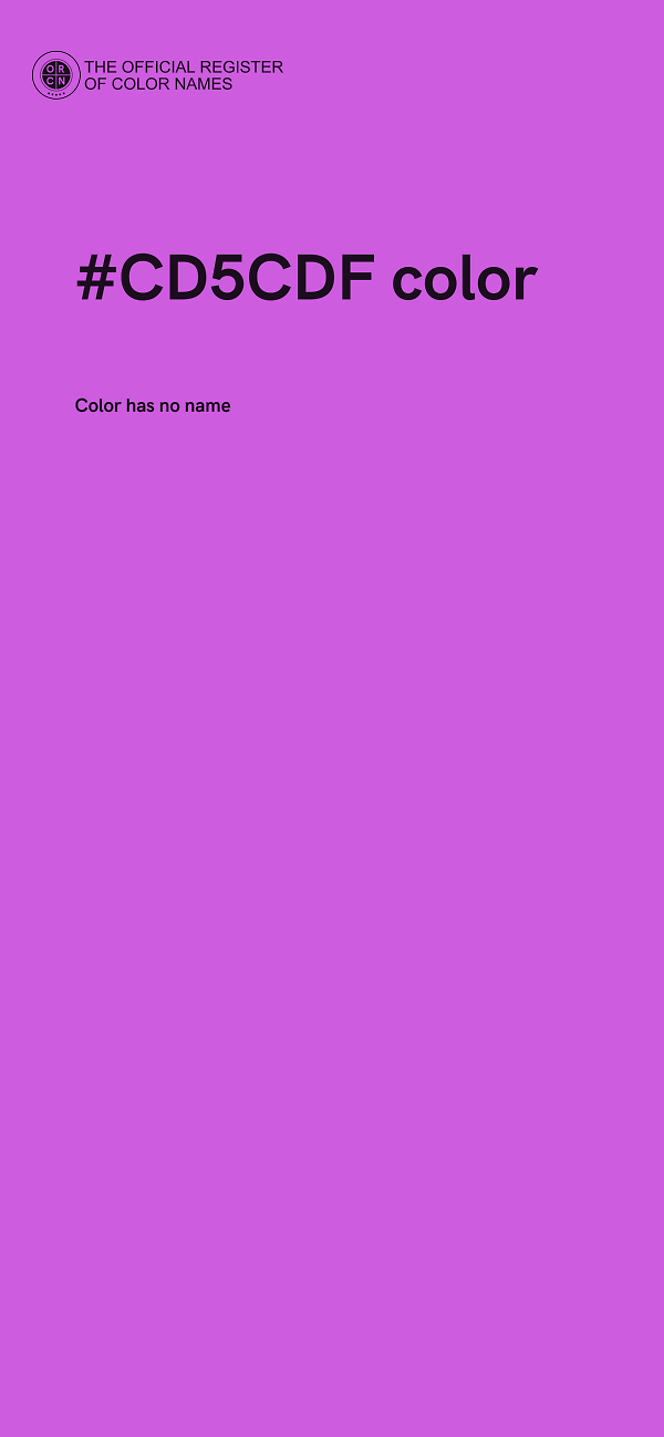 #CD5CDF color image