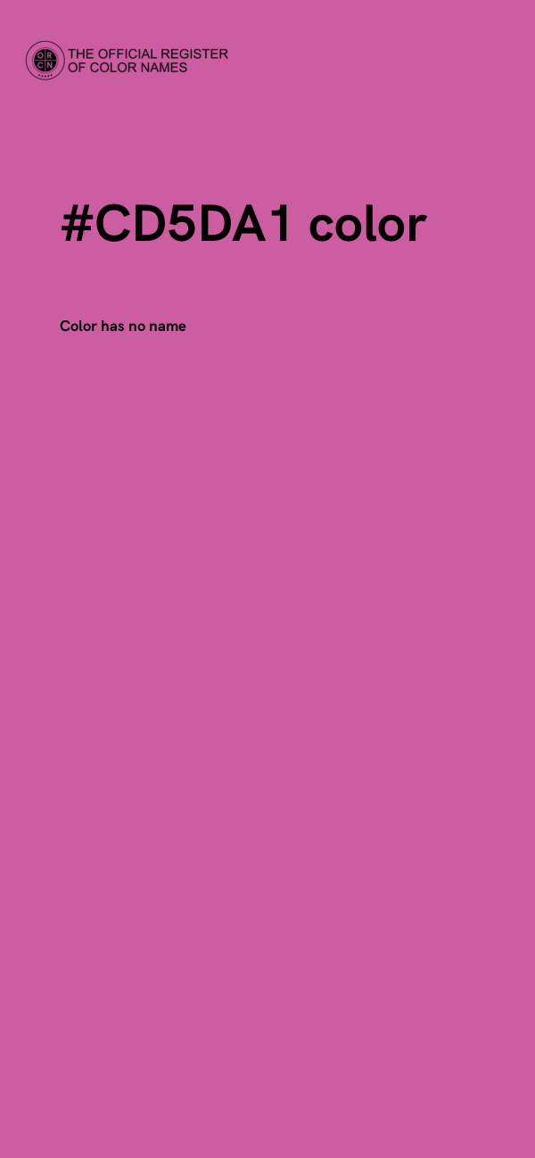 #CD5DA1 color image