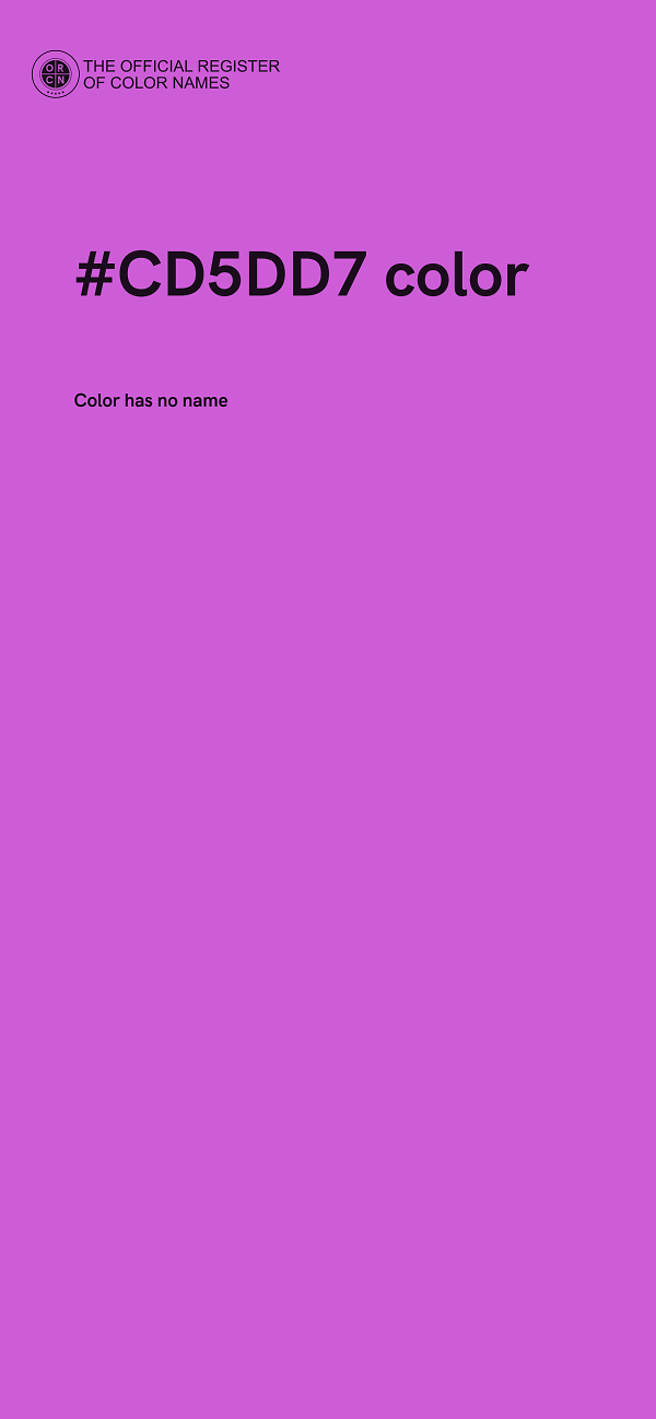 #CD5DD7 color image