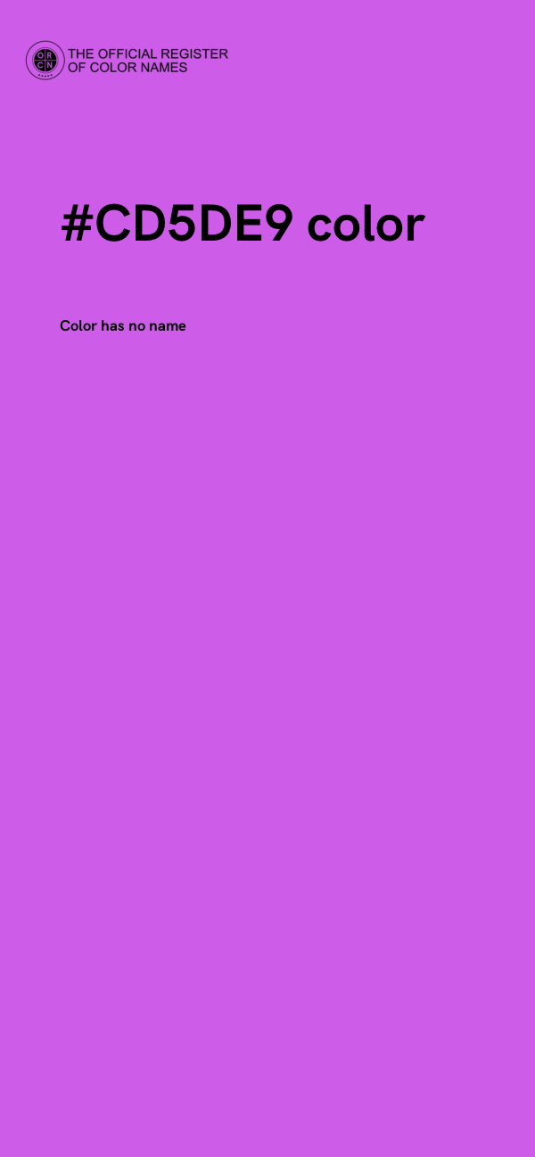 #CD5DE9 color image