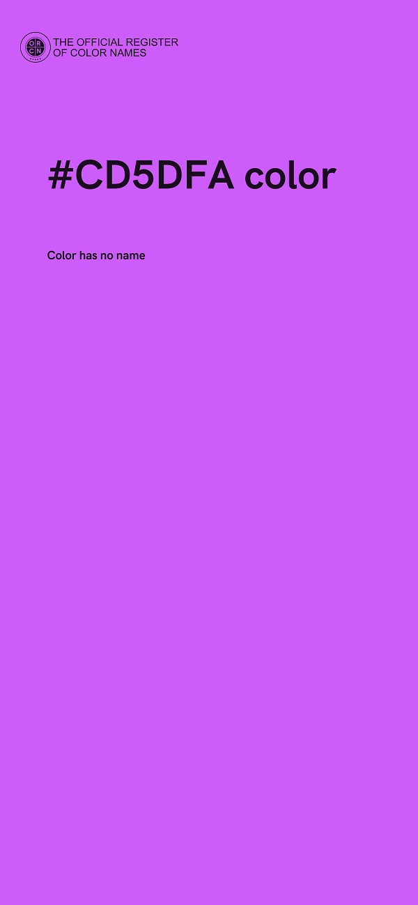 #CD5DFA color image