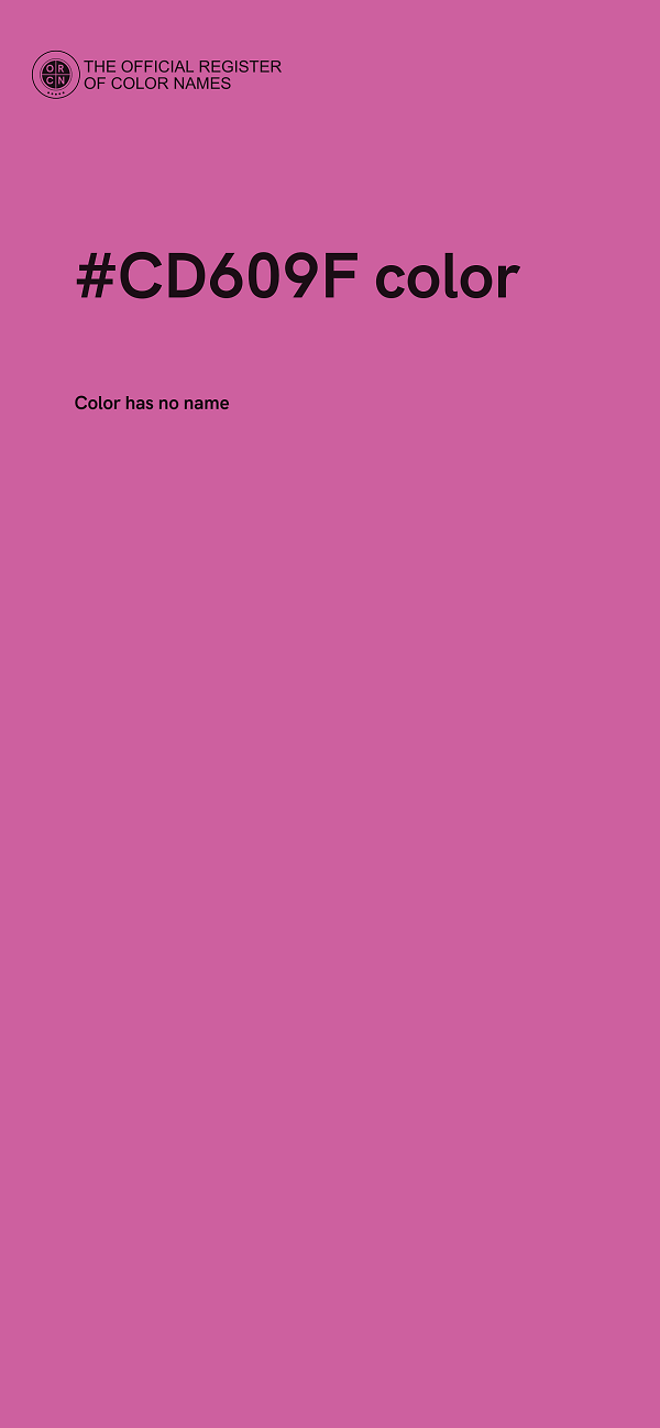 #CD609F color image