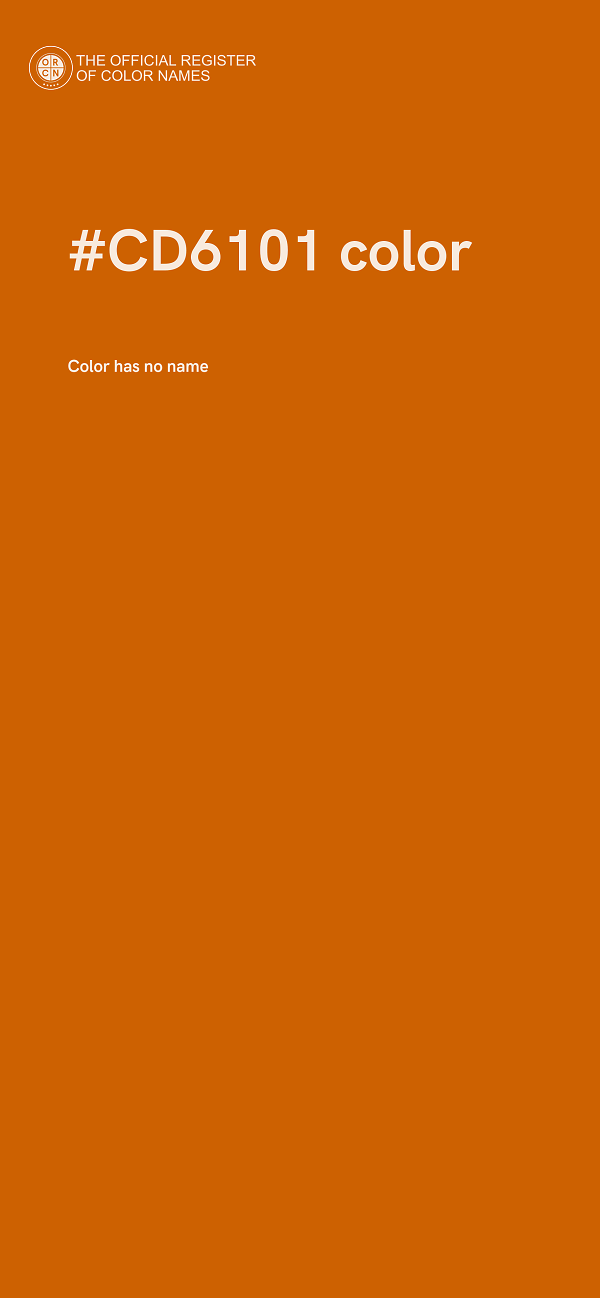 #CD6101 color image