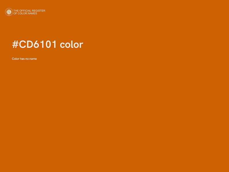 #CD6101 color image