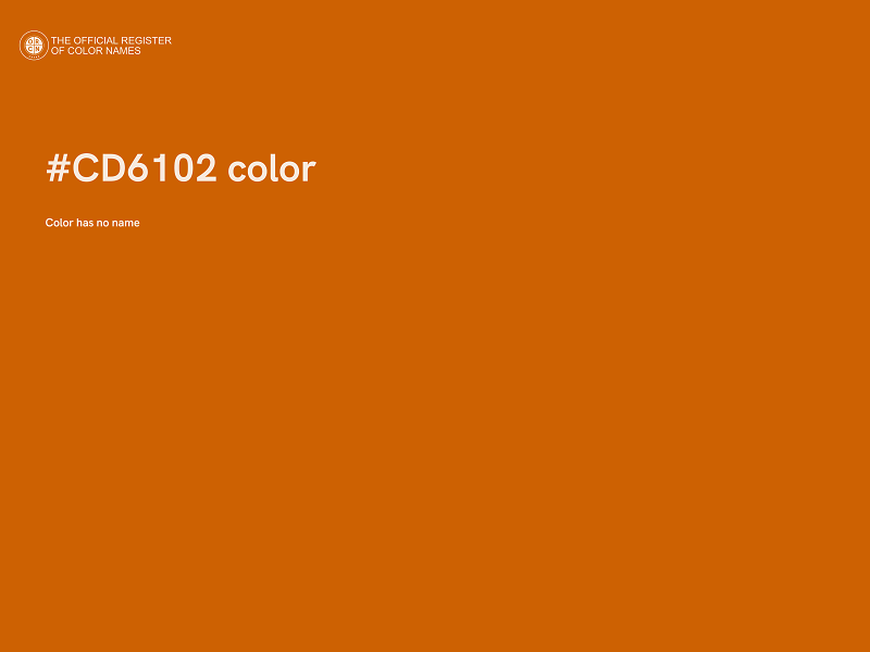 #CD6102 color image