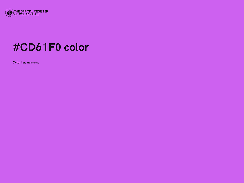 #CD61F0 color image