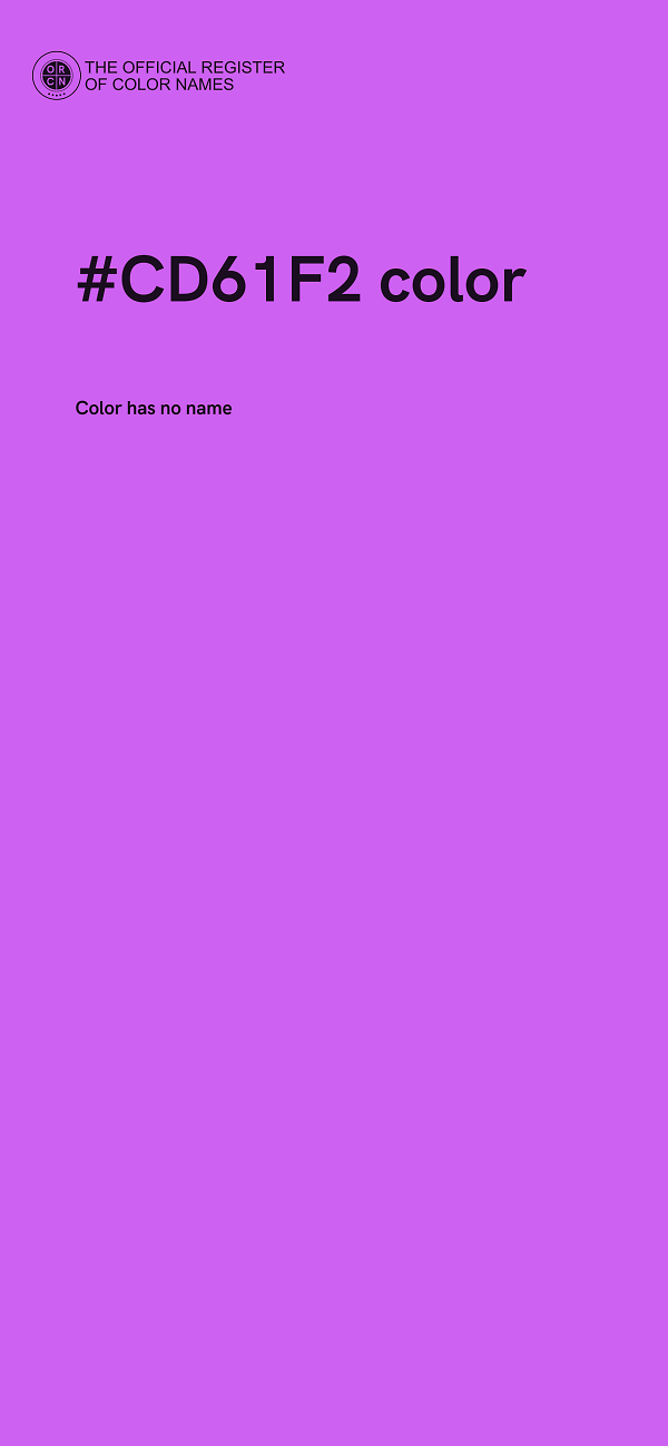 #CD61F2 color image