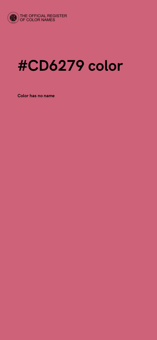 #CD6279 color image
