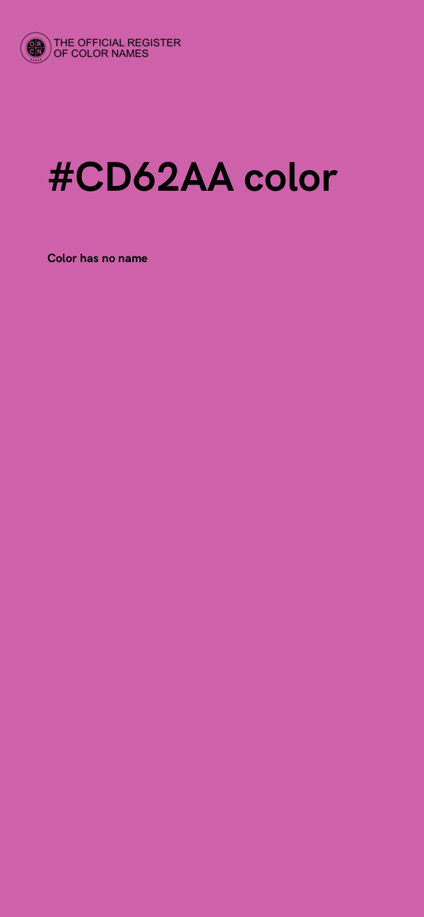 #CD62AA color image