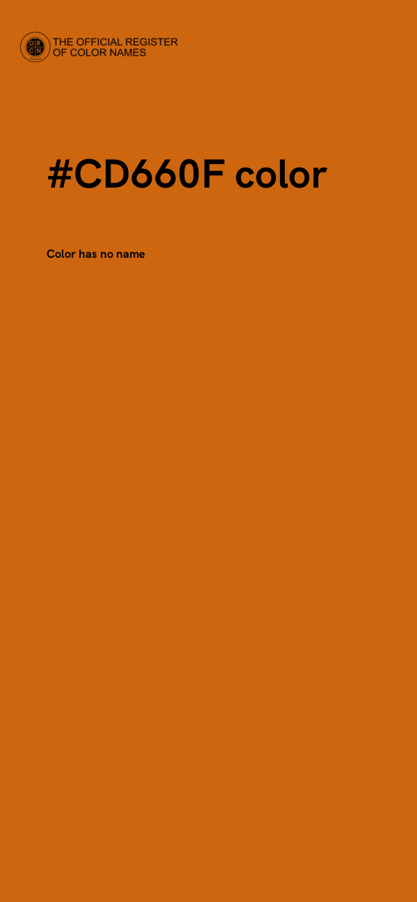 #CD660F color image