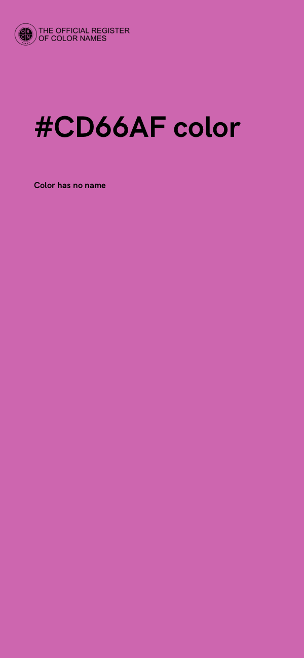 #CD66AF color image