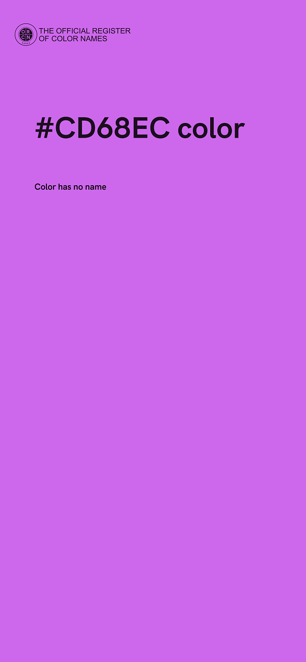 #CD68EC color image