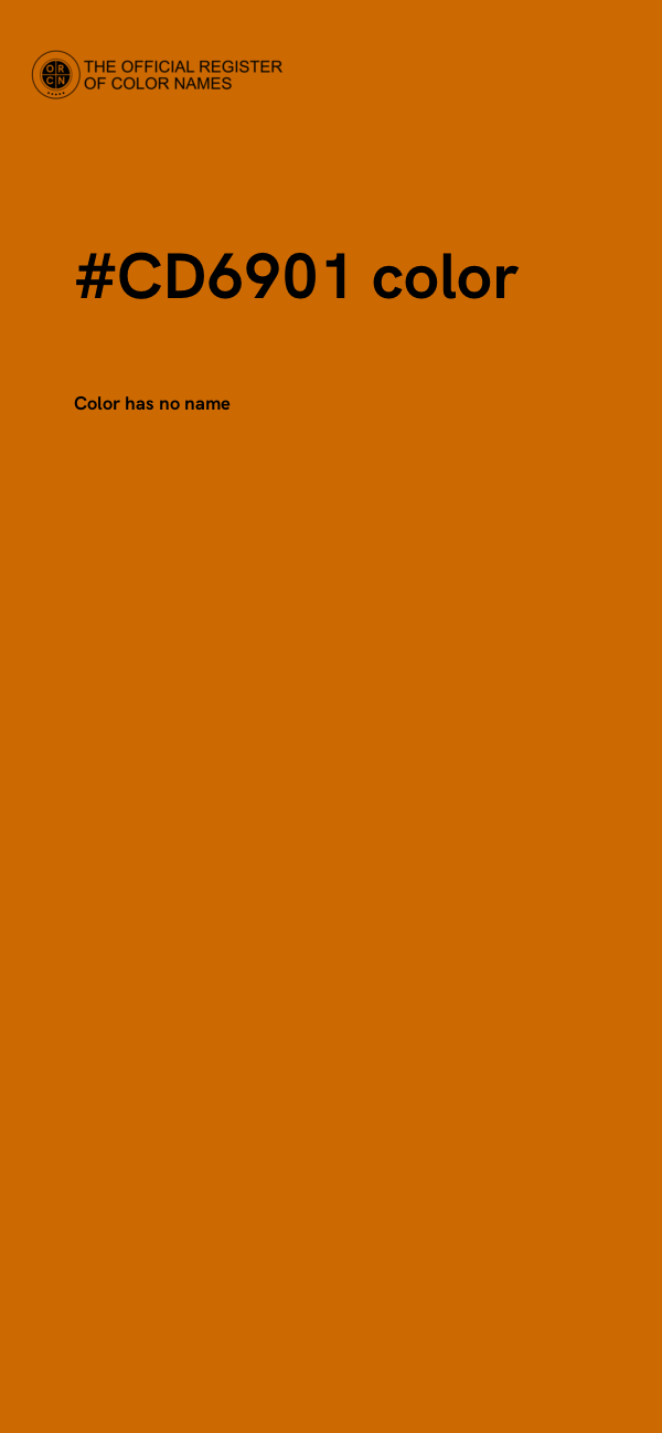 #CD6901 color image