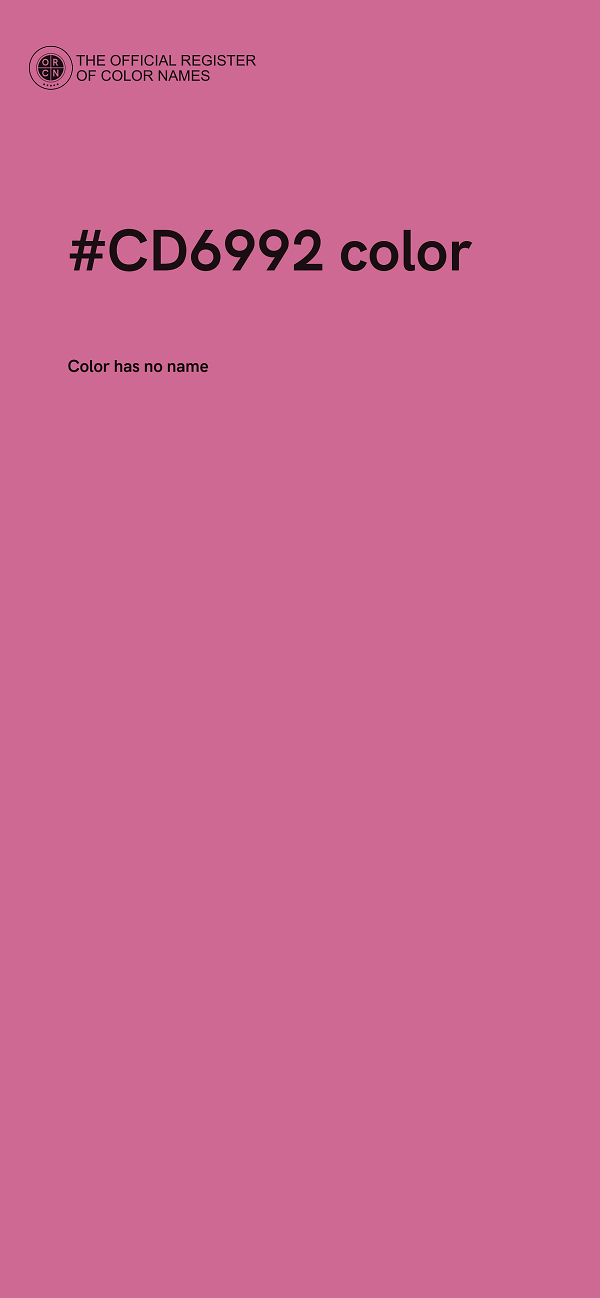 #CD6992 color image