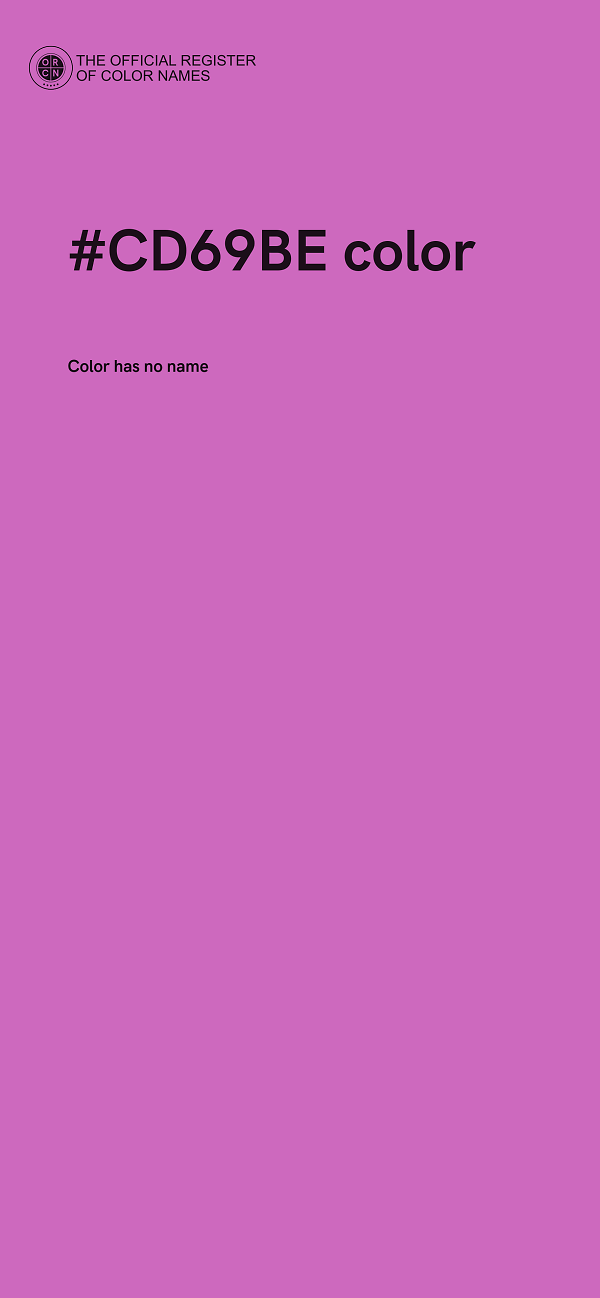 #CD69BE color image