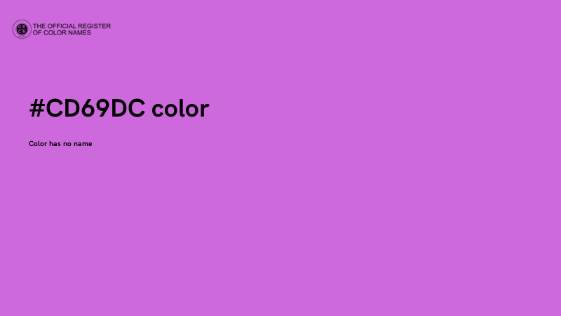 #CD69DC color image