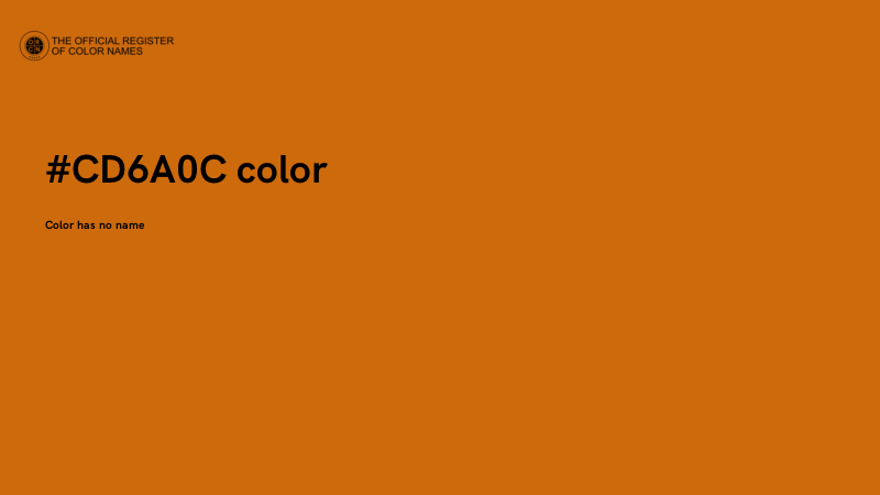 #CD6A0C color image