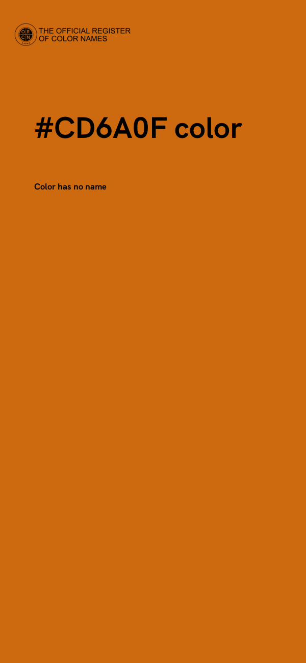 #CD6A0F color image