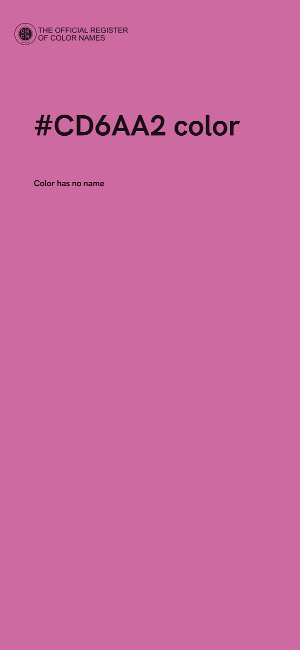 #CD6AA2 color image