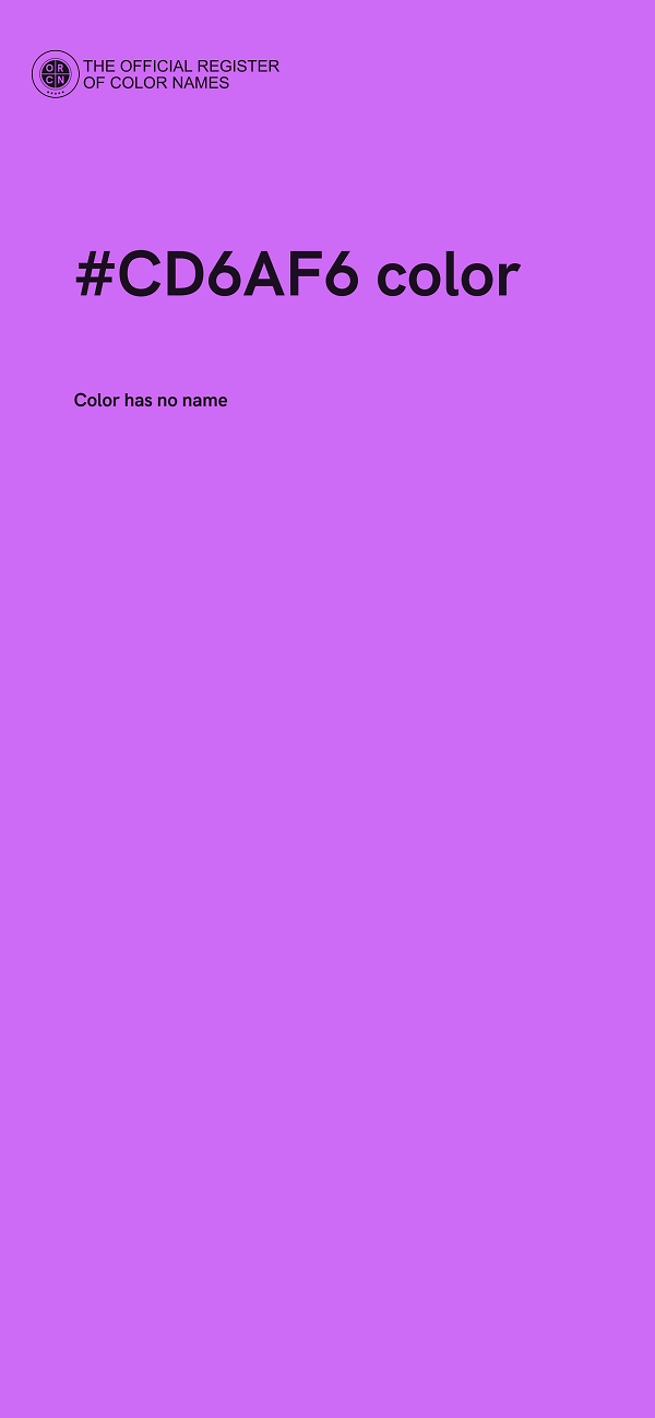 #CD6AF6 color image