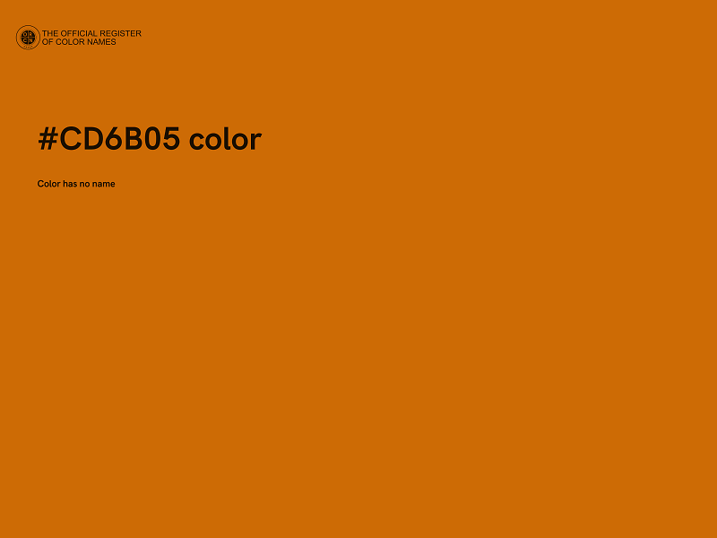 #CD6B05 color image