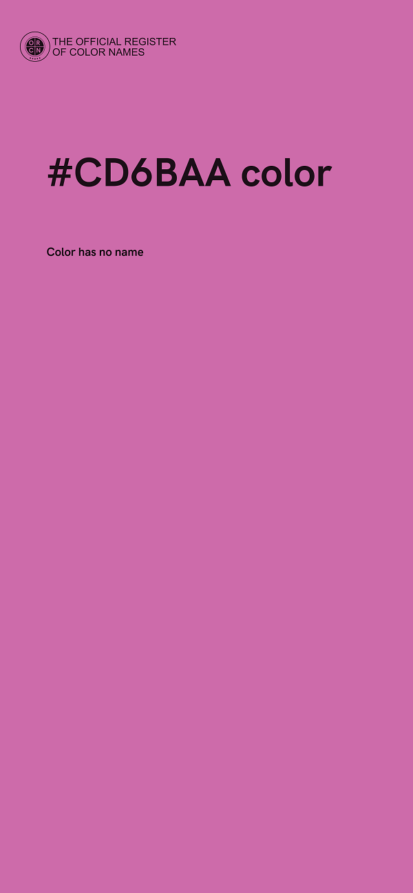 #CD6BAA color image