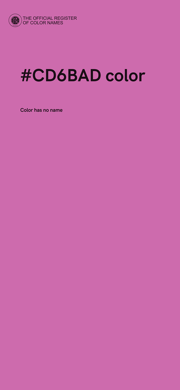 #CD6BAD color image