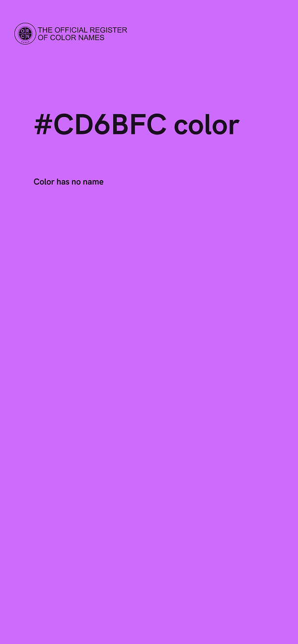 #CD6BFC color image