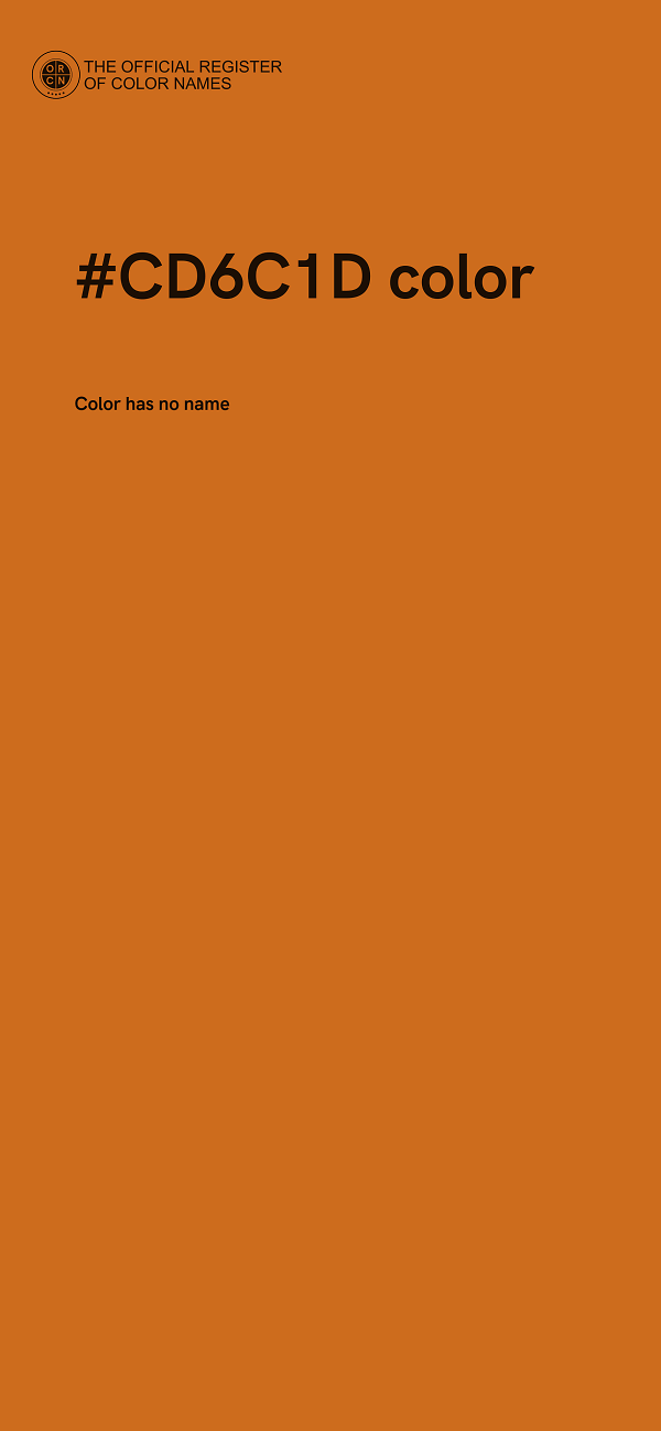 #CD6C1D color image
