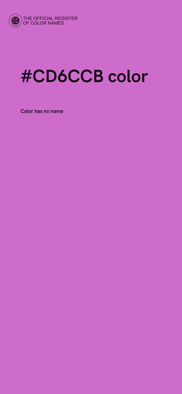 #CD6CCB color image