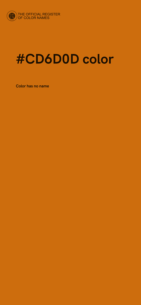 #CD6D0D color image
