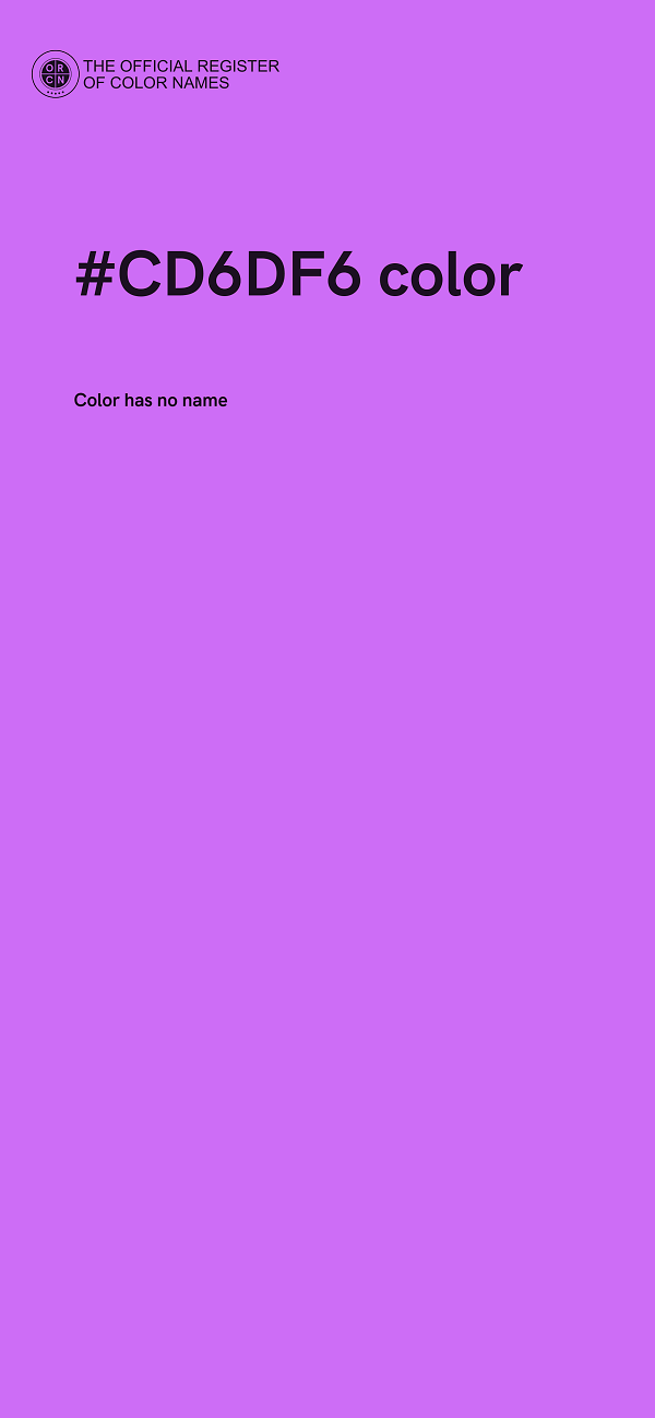 #CD6DF6 color image