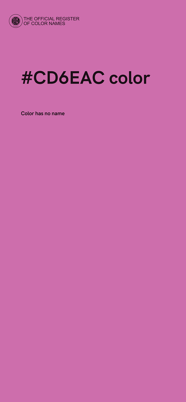 #CD6EAC color image