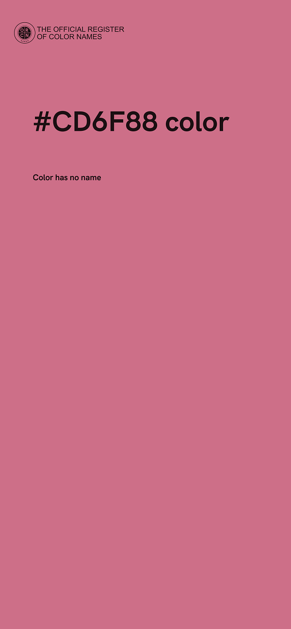 #CD6F88 color image
