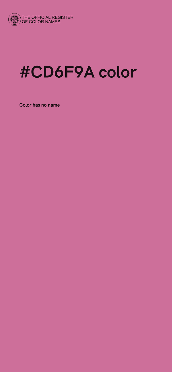 #CD6F9A color image