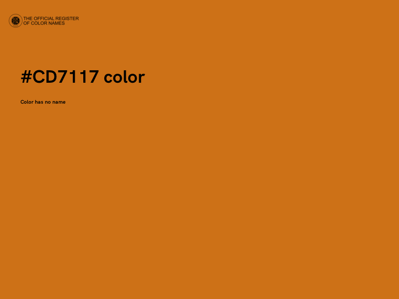 #CD7117 color image