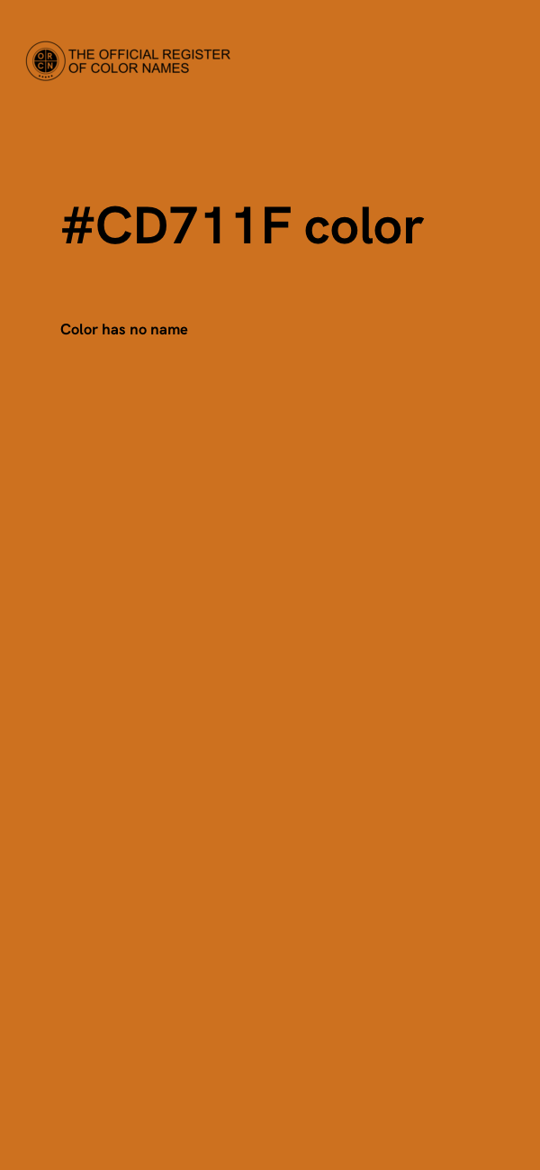#CD711F color image