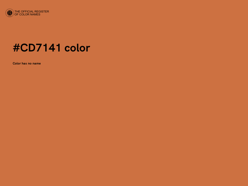 #CD7141 color image