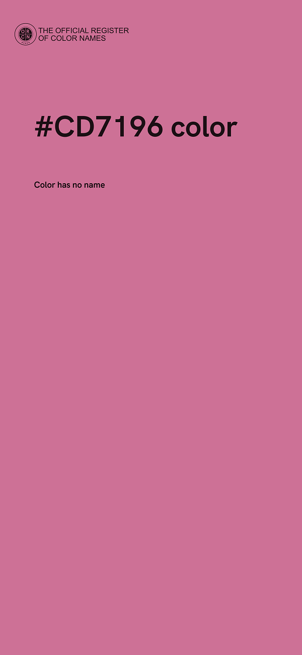 #CD7196 color image