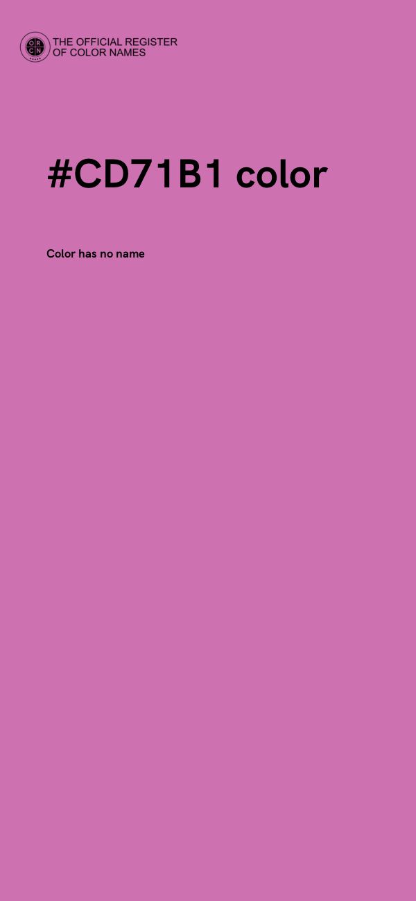 #CD71B1 color image