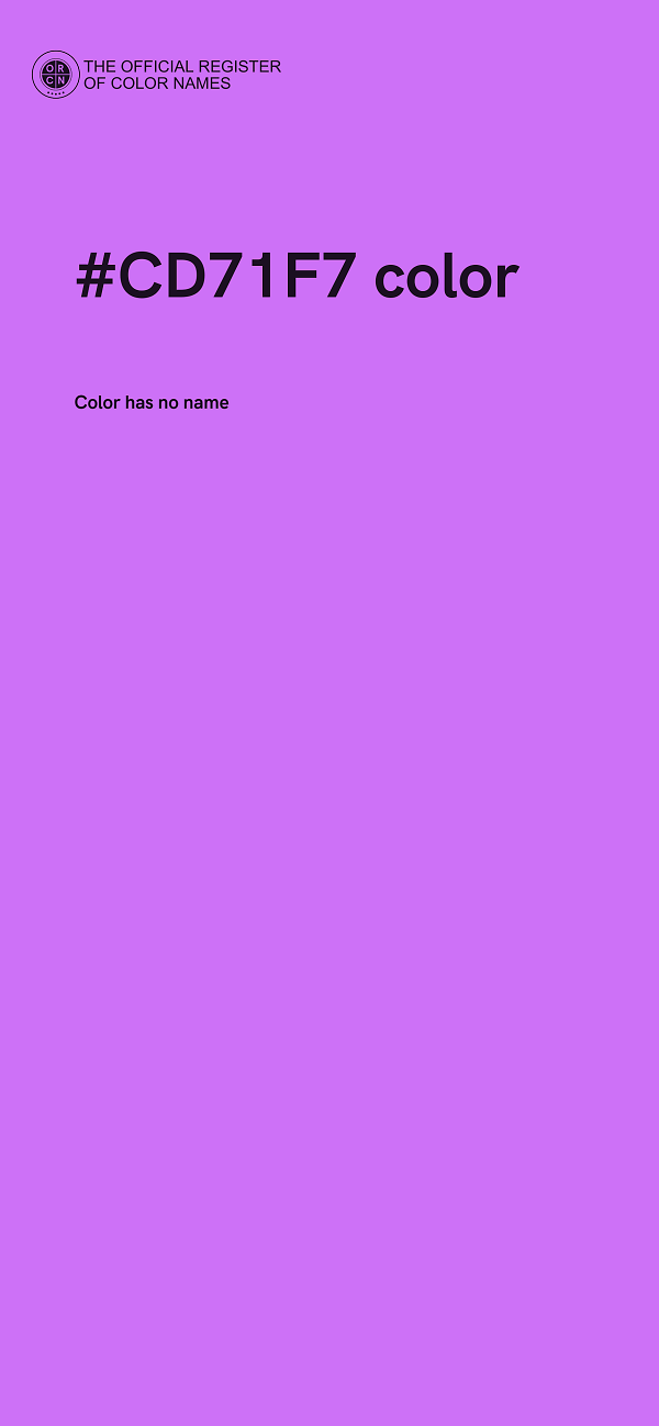 #CD71F7 color image