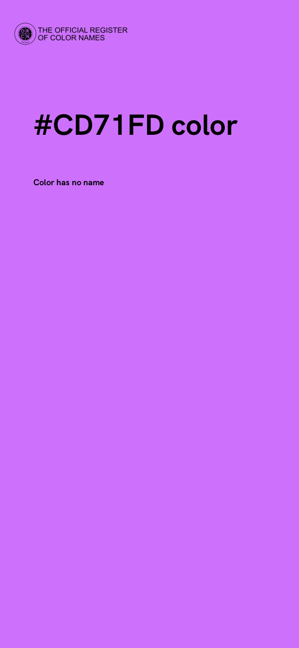 #CD71FD color image